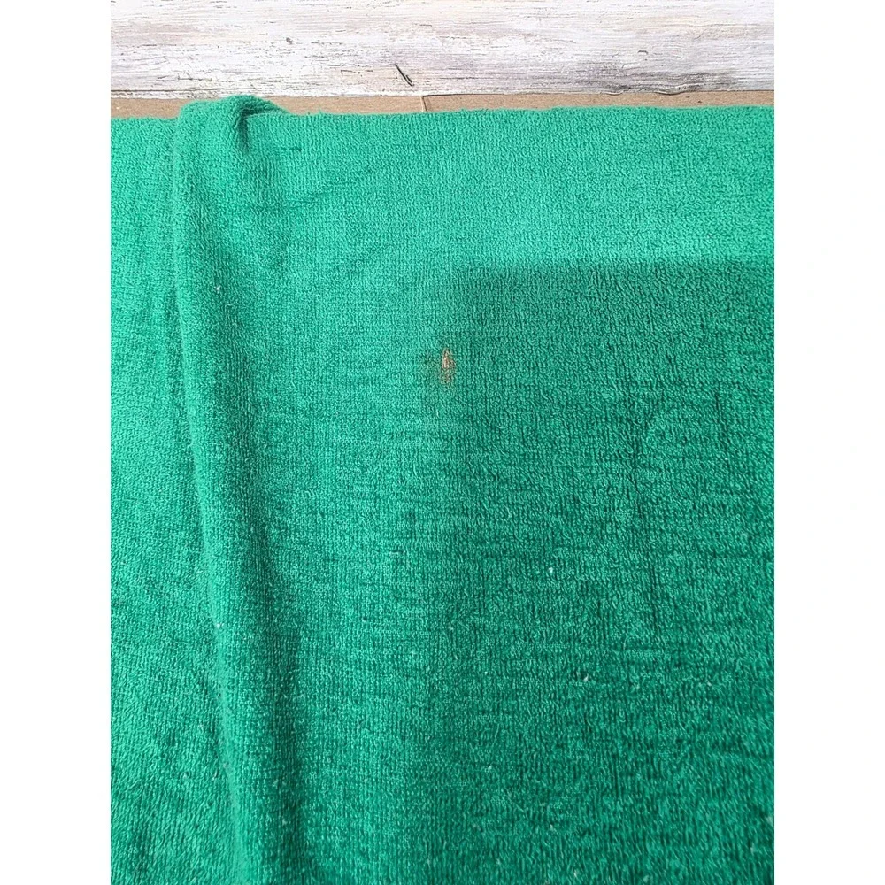 Cannon Christmas Santa Claus‎ Green Hand Towel Set 3 Piece Embroidered Fringed